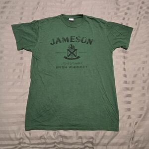 Men's Jameson Irish Whiskey Cotton Blend T-shirt In Green. Size L.
